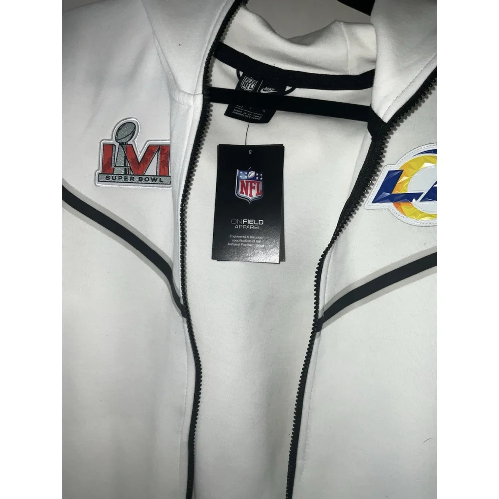 Los Angeles Rams Nike Super Bowl LVI Bound Diamond Collection Full-Zip Jacket